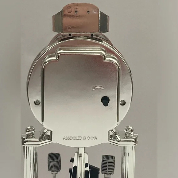 Vintage 2009 Marilyn Monroe Anniversary Porcelain Clock Rotating Pendulum/Dome - Picture 13 of 16